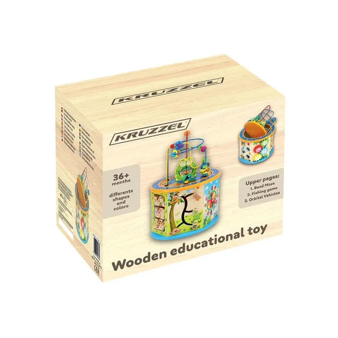 kolorowe ściany funkcyjne kostki z różnymi zadaniami