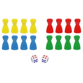 kolorowa kostka prezentowana w dziecięcym pokoju