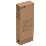 widok kuchni w opakowaniu prezentowym na tle kartonu