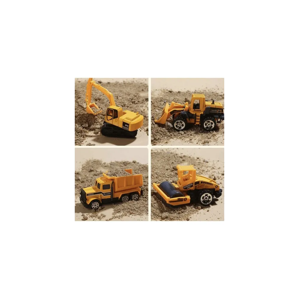 kolorowa ciężarówka tir prezentująca się na podłodze