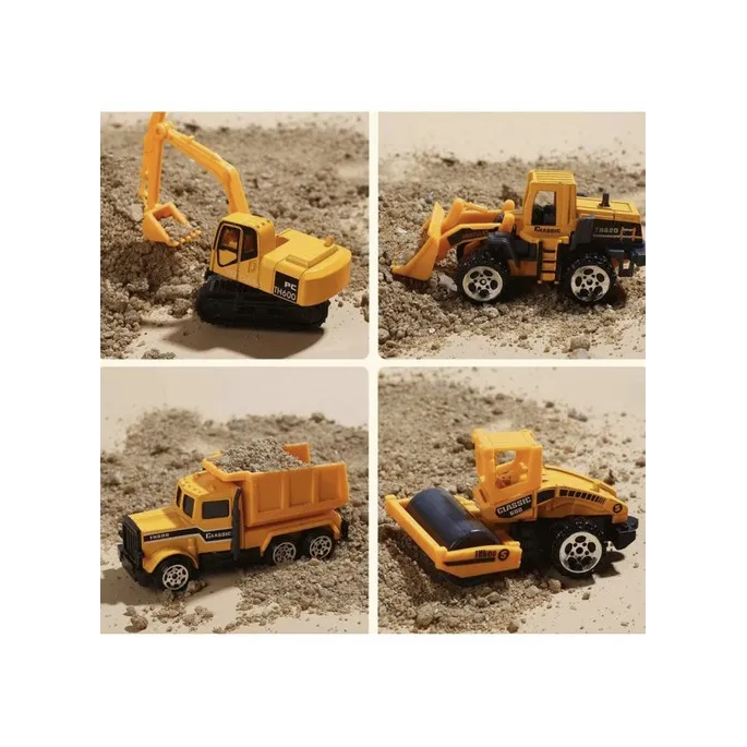 kolorowa ciężarówka tir prezentująca się na podłodze