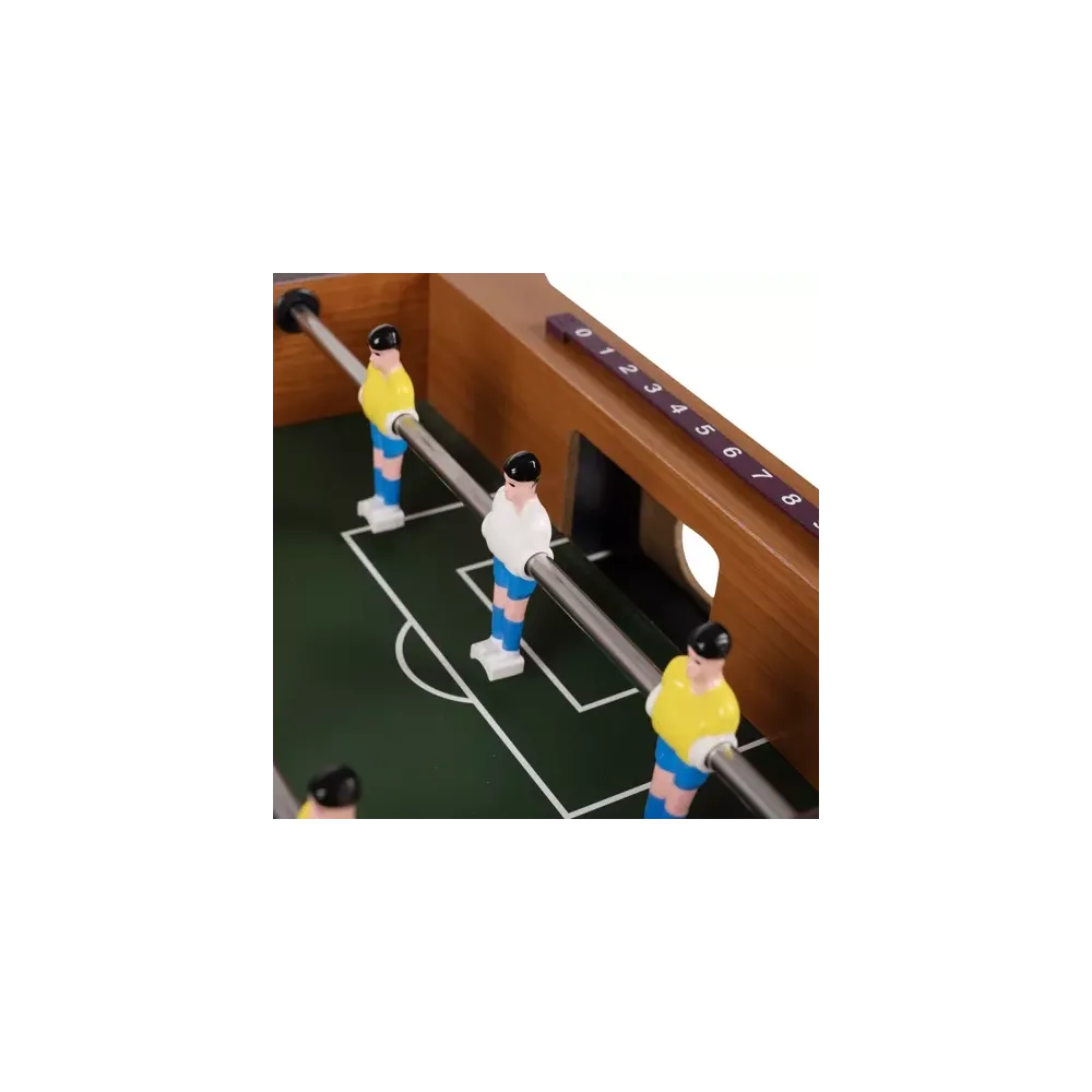 piłkarzyki stołowe przygotowane do gry