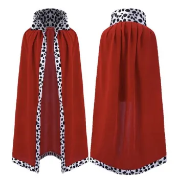 Zbliżenie na detale peleryny króla zestaw Kruzzel 20560