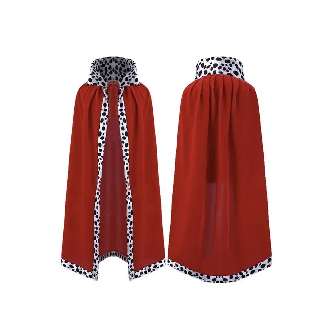 Zbliżenie na detale peleryny króla zestaw Kruzzel 20560