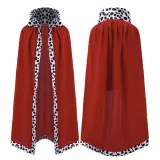 Zbliżenie na detale peleryny króla zestaw Kruzzel 20560