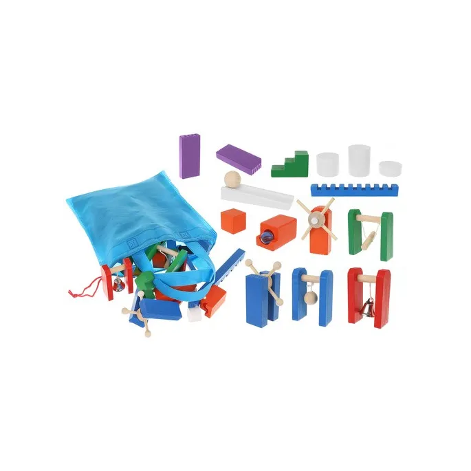 torba ze ściągaczem do przechowywania zestawu klocków