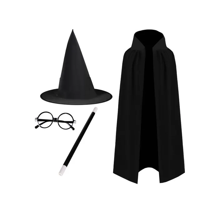 spiczasty kapelusz czarodzieja rozłożony do noszenia