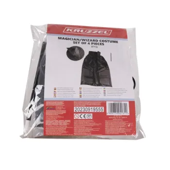 prezentacja wszystkich czterech elementów zestawu czarodzieja