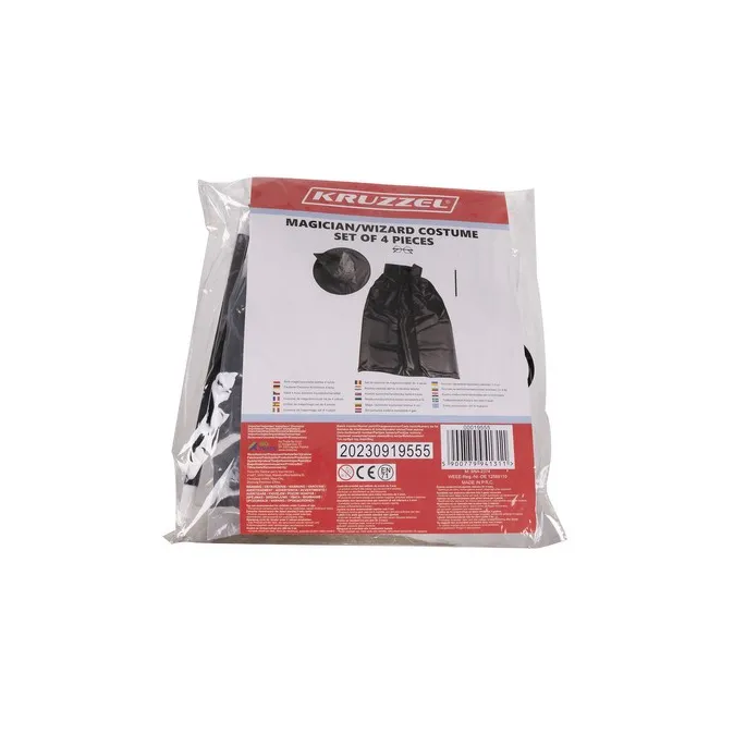 prezentacja wszystkich czterech elementów zestawu czarodzieja