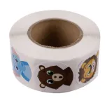 zestaw 8 motywów zwierzaków na naklejkach motywacyjnych