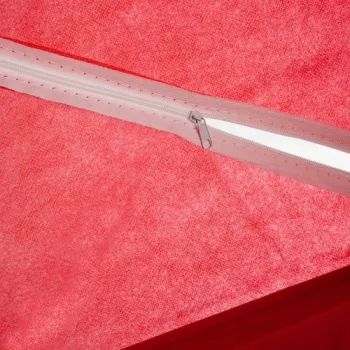 kufer na zabawki o wymiarach 53 x 26 x 31,5 cm w czerwonym kolorze