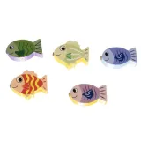 widok całego zestawu sorter drewniany łowienie rybek