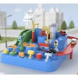 Zbliżenie na materiał i wykonanie elementów toru przeszkód