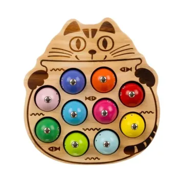 plansza graficzna w kształcie kotka z elementami gry