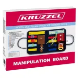 zbliżenie na kolorowe elementy manipulacyjne tablicy 23618