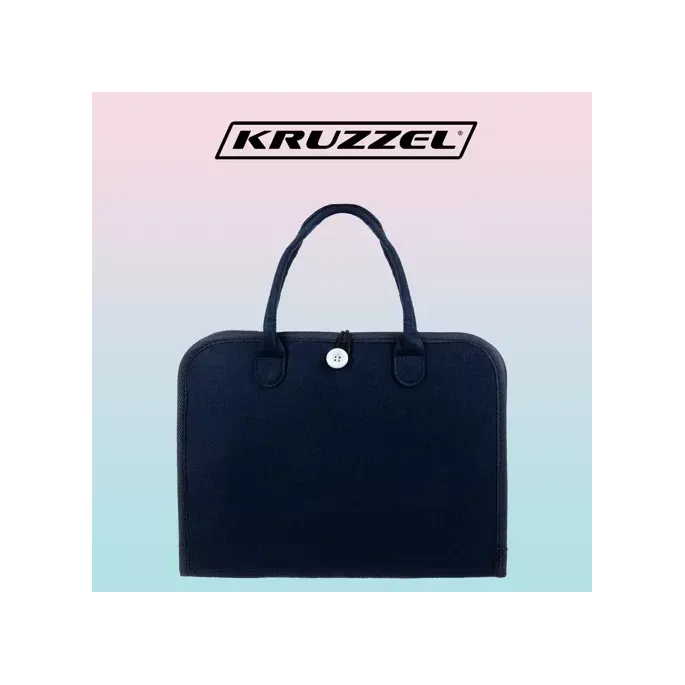 uchwyt i zapięcie torebki w formie tablicy manipulacyjnej