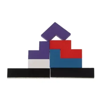 detal wykończenia klocków i jakości drewna w układance