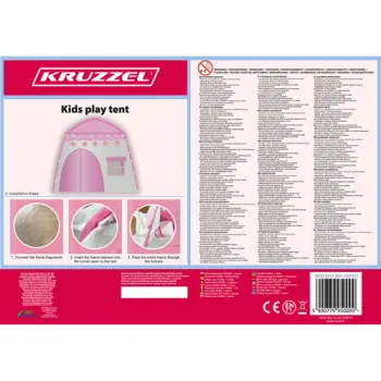 Namiot dla dzieci DOMEK + lampki 23472