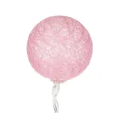 widok namiotu z góry z zaznaczoną długością sznura lampek