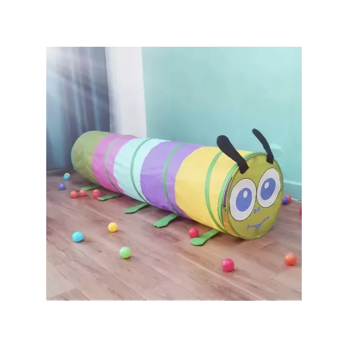 drzwiczki do tunelu namiotu dziecięcego gąsienica