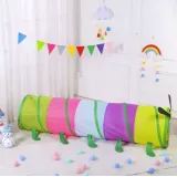 fragment namiotu gąsienica z kolorową pianką EPE