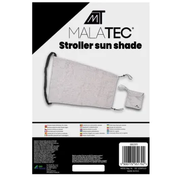 Zbliżenie na materiał wodoodporny daszka na wózek