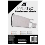 Zbliżenie na materiał wodoodporny daszka na wózek