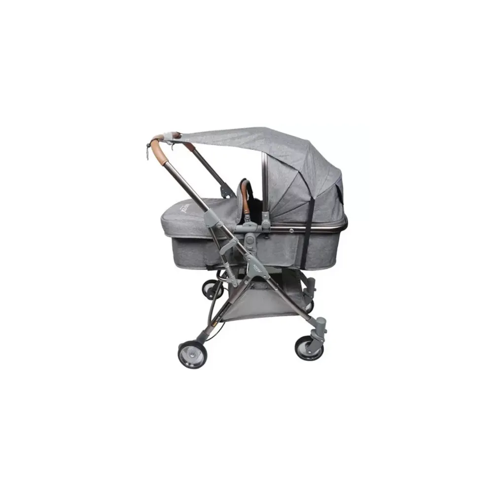 Widok na regulację daszka przeciwsłonecznego przy pomocy sznurka