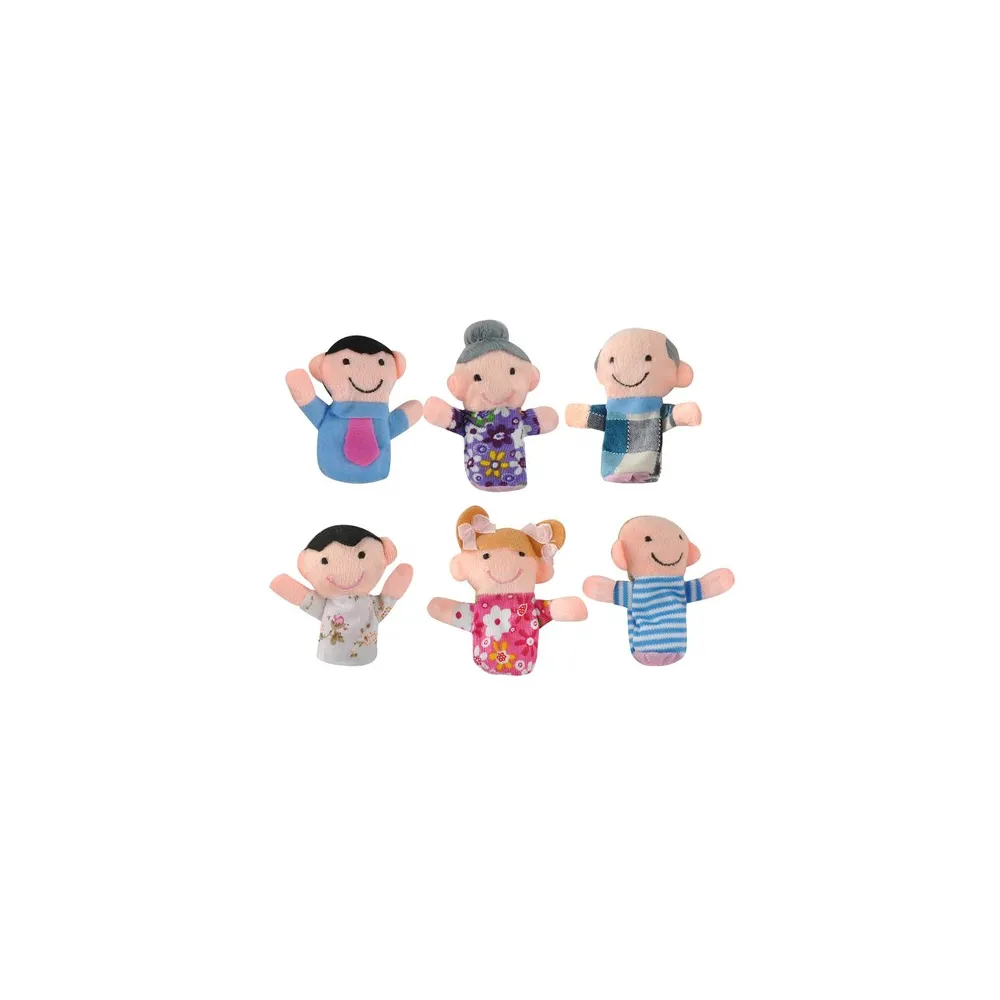 Pacynki na palce z poliestru, bawełny i PP