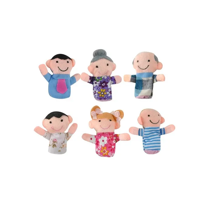 Pacynki na palce z poliestru, bawełny i PP