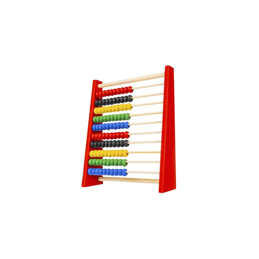 Widok liczydła zapakowanego, podkreślający kompaktowy rozmiar