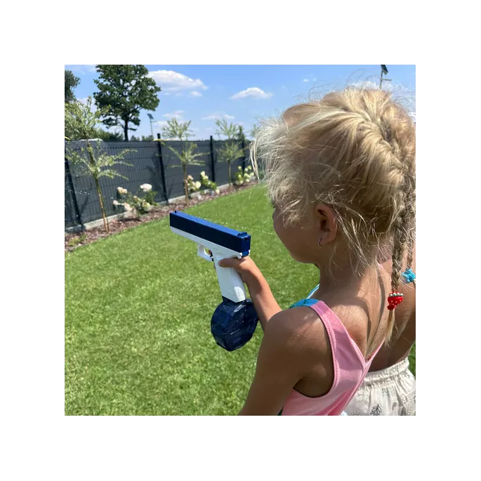 Pistolet na wodę o długości 20,5 cm, ważący 0,3 kg