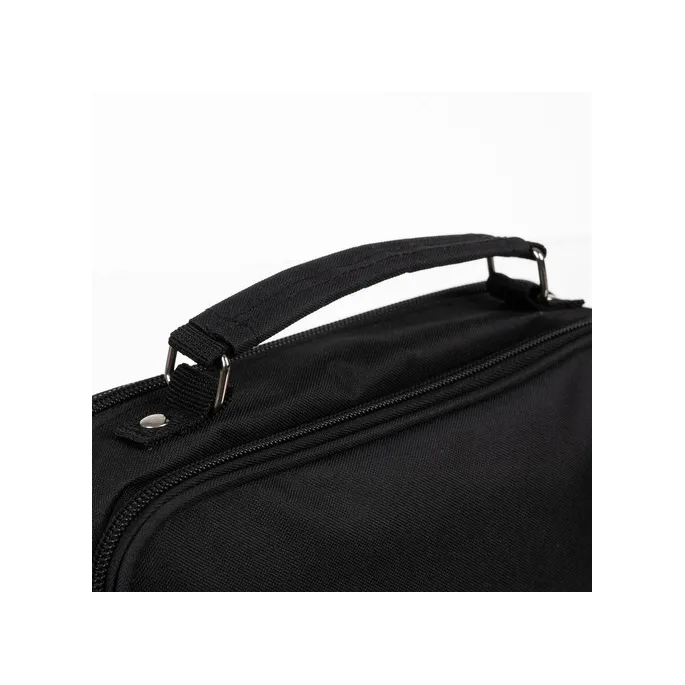 Widok na dwie główne komory piórnika rozłożonego