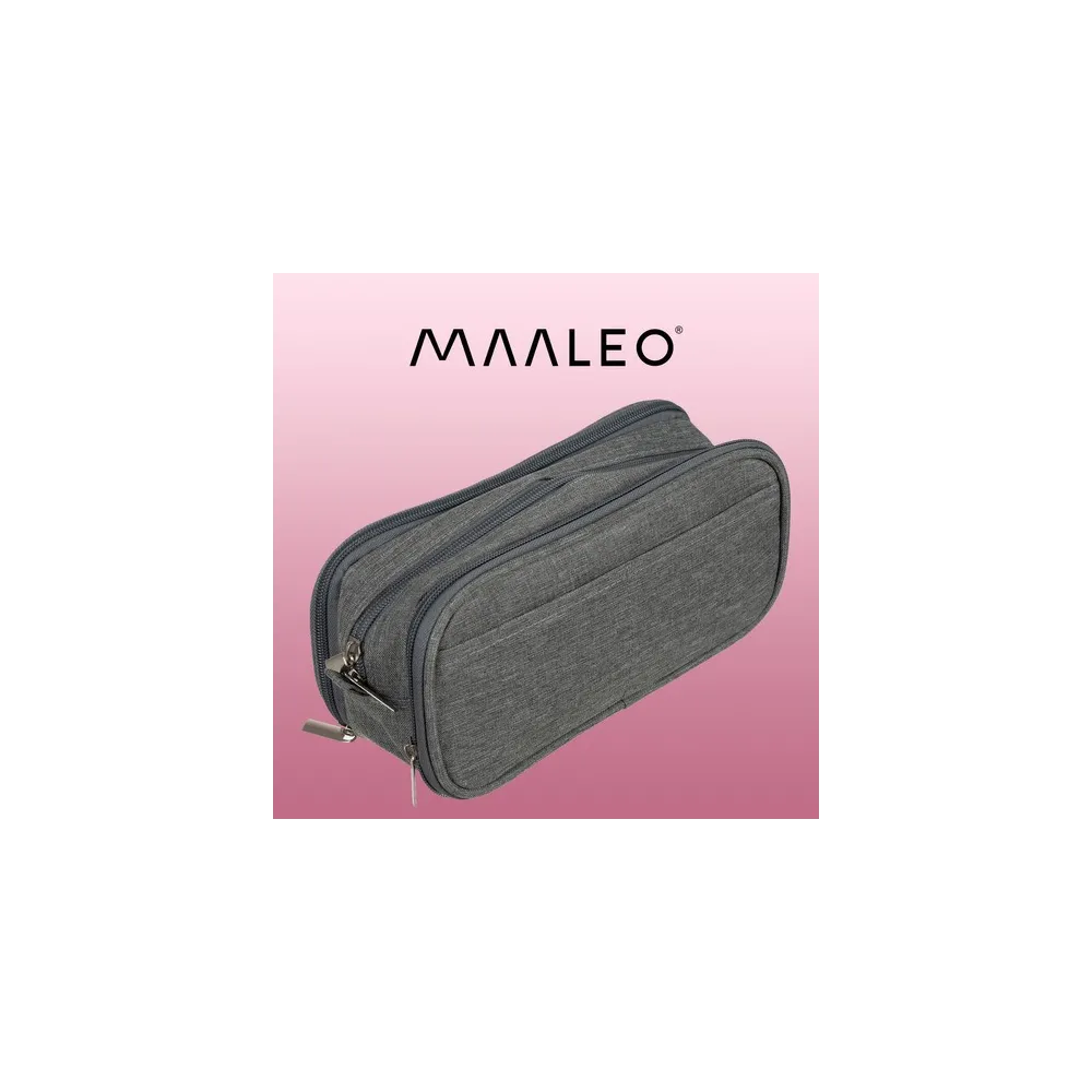 Trzy komory piórnika Maaleo pokazane w rozłożeniu