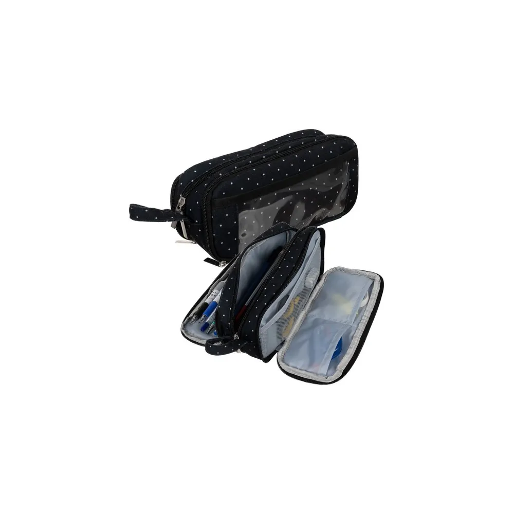 Piórnik Maaleo 24511 otwarty, ukazujący wszystkie komory