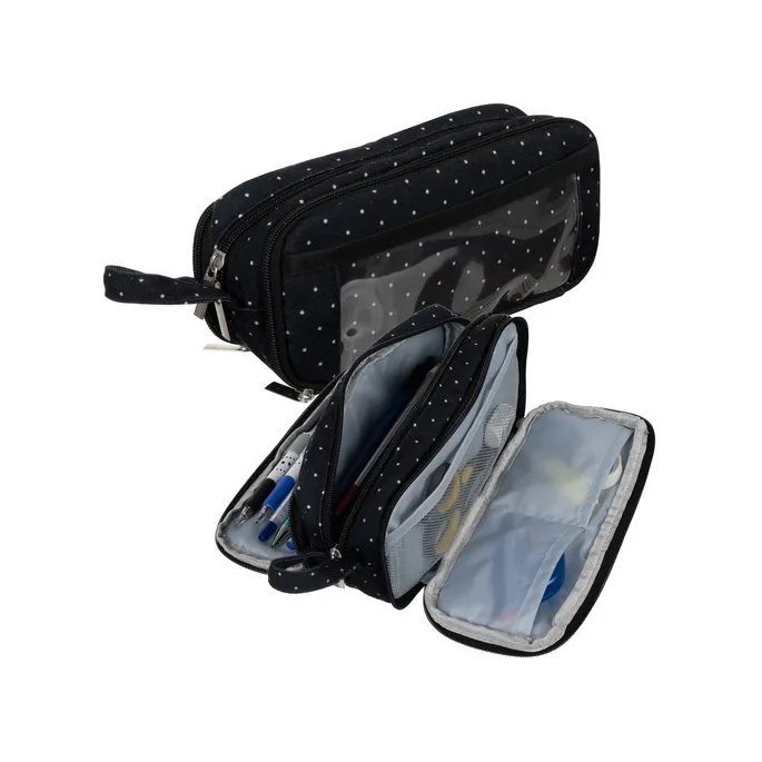 Piórnik Maaleo 24511 otwarty, ukazujący wszystkie komory