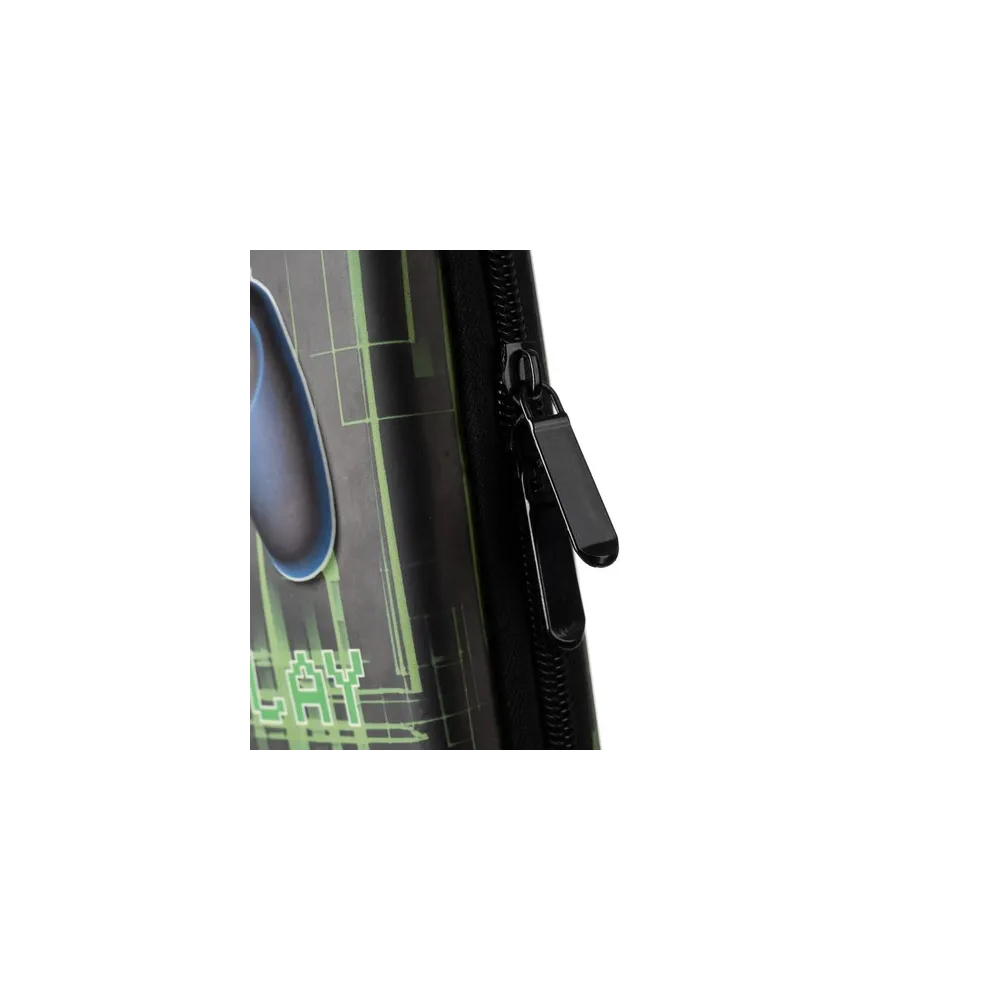 Kolorowa grafika z trójwymiarowym motywem gier komputerowych