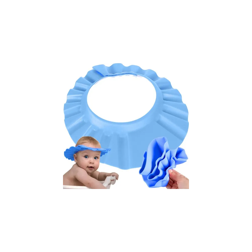 Rondo kąpielowe dla dzieci w kolorze niebieskim na białym tle