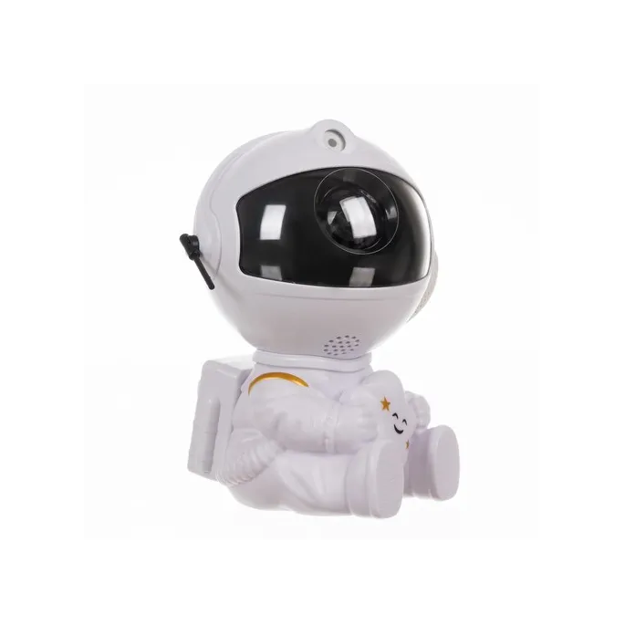 lampka dekoracyjna astronauta stojąca na półce