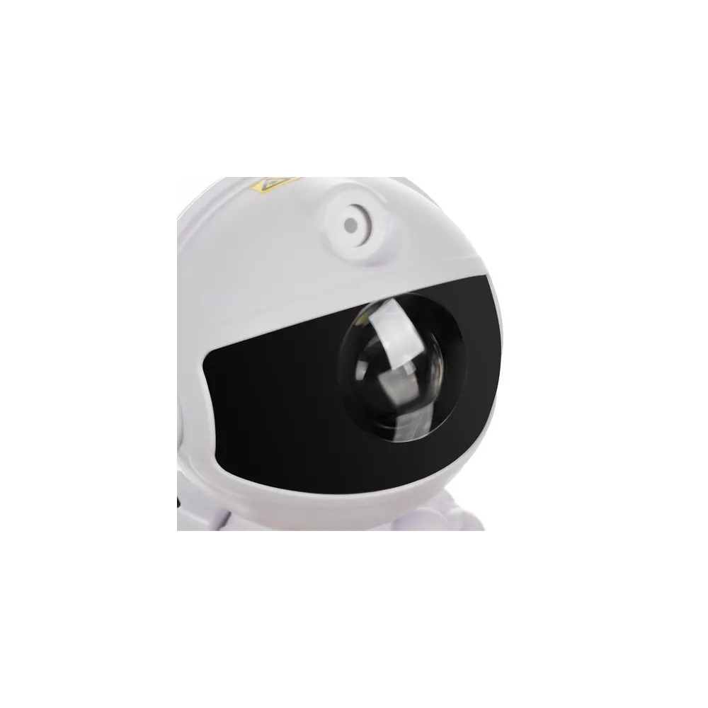 widok projektora led astronauta od przodu