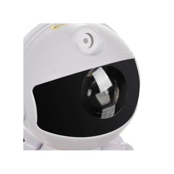 widok projektora led astronauta od przodu