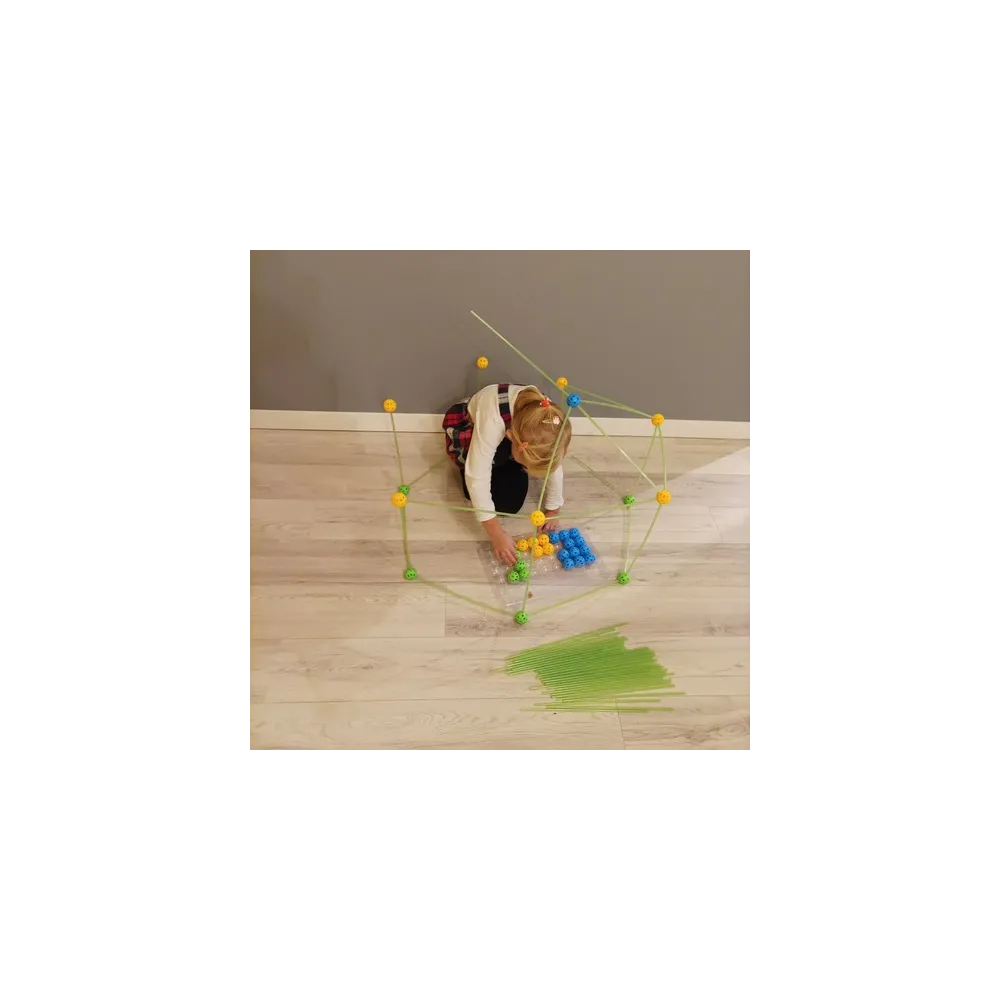 zbliżenie gładkiej powierzchni fluorescencyjnych słomek