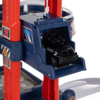 detal barierek bezpieczeństwa każdego poziomu garażu