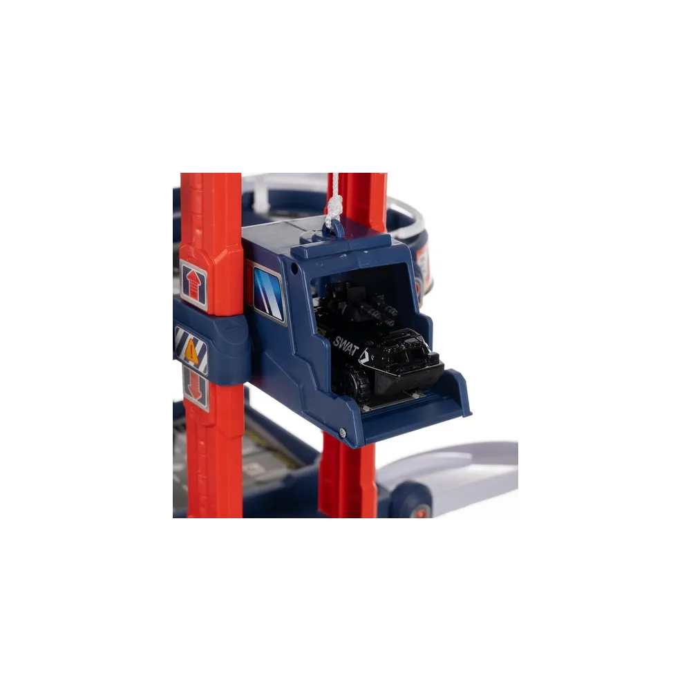 detal barierek bezpieczeństwa każdego poziomu garażu