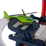 widok całego parkingu garażowego z efektami świetlnymi i dźwiękowymi