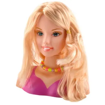 Fryzura ułożona z dołączonych kolorowych spinek