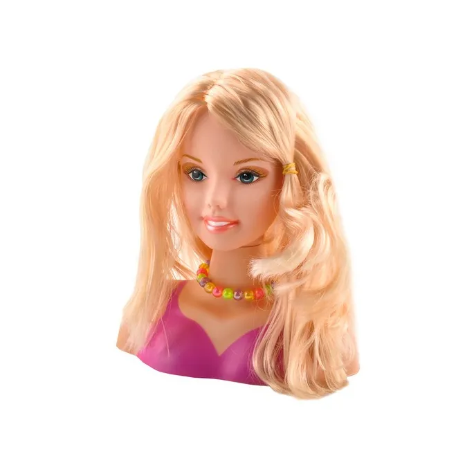 Fryzura ułożona z dołączonych kolorowych spinek