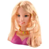 Fryzura ułożona z dołączonych kolorowych spinek