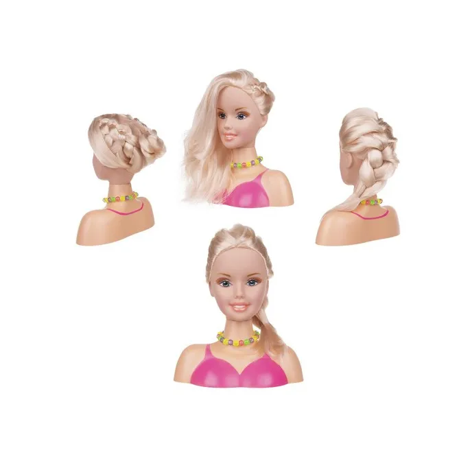 Widok głowy do stylizacji z przodu i z boku