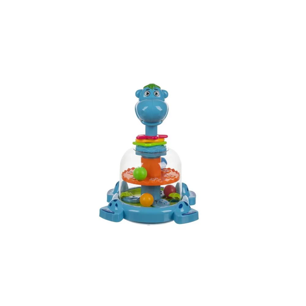 Ruch omawianego bączka podczas zabawy z kulkami